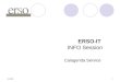 ERSO-IT INFO Session Calagenda Service