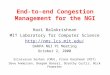 End-to-end Congestion Management for the NGI