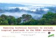 Removing technical barriers to include tropical peatlands in the REDD+ mechanism