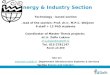Energy & Industry Section