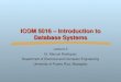 ICOM 5016 – Introduction to Database Systems
