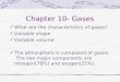 Chapter 10- Gases