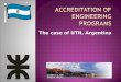 Accreditation of Engineering Programs