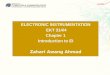 ELECTRONIC INSTRUMENTATION  EKT 314/4 Chapter 1 Introduction to EI Zahari  Awang  Ahmad