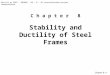 C h a p t e r    8 Stability and Ductility of Steel Frames