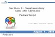 Section 5: Supplementary  Aids and Services Podcast Script