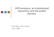 UPCommons: an institutional repository and the public domain