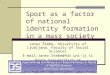 Sport as a factor of national identity formation in a mass society