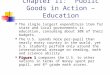 Chapter 11:  Public Goods in Action – Education