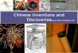 Chinese  Inventions  and  Discoveries