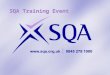SQA Training Event