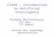 CS344 : Introduction to Artificial Intelligence