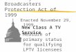 Community Broadcasters Protection Act of 1999