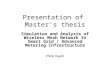 Presentation of  Master’s thesis