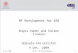 RF Development for ESS