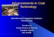 Advancements in Coal Technology