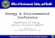 Energy & Environmental Conference