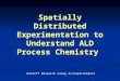 Spatially Distributed Experimentation to Understand ALD Process Chemistry