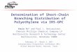 Determination of Short-Chain Branching Distribution of Polyethylene via IR5-GPC