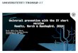 Universal prevention with the IY short version Reedtz, Mørch & Handegård, 2010