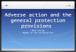 Adverse action and the general protection provisions