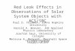 Red Leak Effects in Observations of Solar System Objects with ACS/SBC