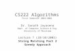 CS222 Algorithms First Semester 2003/2004