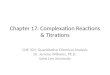 Chapter 17: Complexation Reactions & Titrations