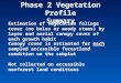 Phase 2 Vegetation Profile Summary