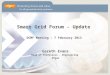 Smart Grid Forum - Update  DCMF Meeting – 7 February 2 013