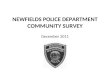 Newfields Police Department Community  Survey