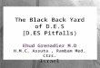 The Black Back Yard of D.E.S [D.ES Pitfalls) Ehud Grenadier M.D H.M.C, Assuta , Rambam Med. Ctrs