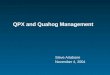 QPX and Quahog Management