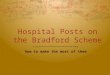 Hospital Posts on the Bradford Scheme