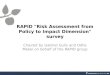 RAPID  "Risk Assessment from Policy to Impact Dimension"  survey