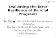 Evaluating the Error Resilience of Parallel Programs