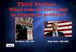 Third Parties :   What role do they play in American politics?