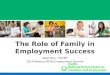 The Role of Family in Employment Success