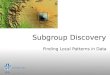Subgroup Discovery