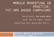 MIS553: Mobile Marketing Strategies (Week 2)