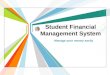 Student Financial Management System