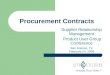 Procurement Contracts