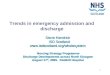 Trends in emergency admission and discharge