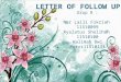 LETTER OF FOLLOW UP