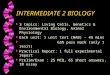 INTERMEDIATE 2 BIOLOGY