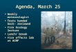 Agenda, March 25