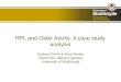 RPL and Older Adults: A case study analysis