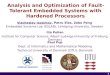 Analysis and Optimization of Fault-Tolerant Embedded Systems with Hardened Processors