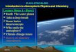 PHYS-575/CSI-655 Introduction to Atmospheric Physics and Chemistry