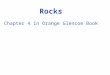 Rocks Chapter 4 in Orange Glencoe Book